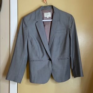 Ann Taylor LOFT gray blazer